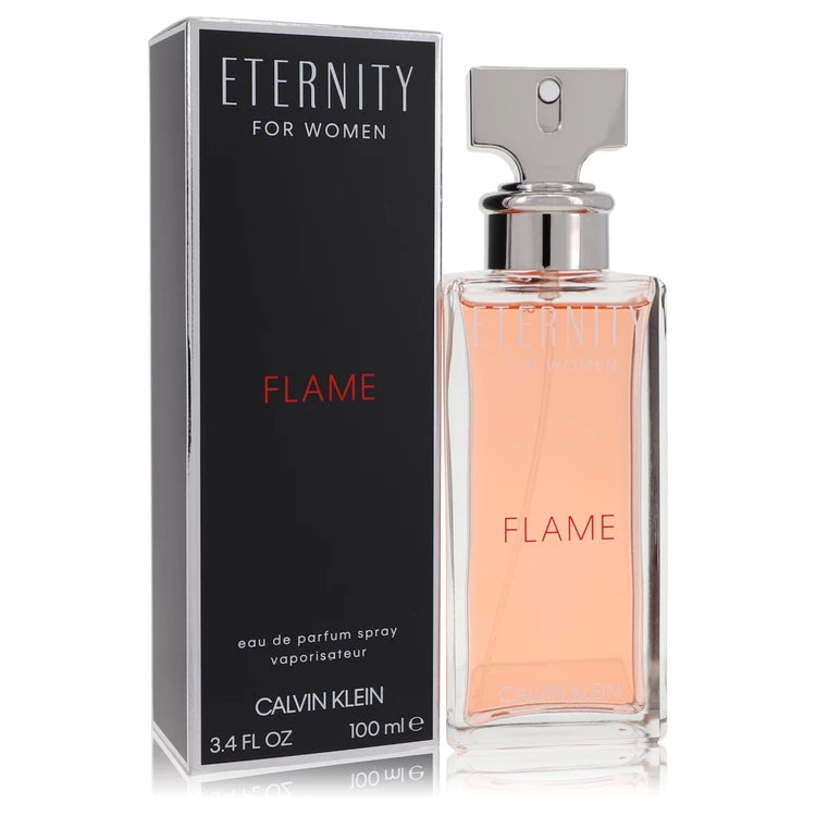 Eternity Flame Perfume By CALVIN KLEIN FOR WOMEN 3.4 oz Eau De Parfum Spray - Fragrances Varietys