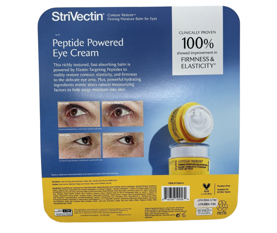 Strivectin Contour Restore Firming Moisture Balm For Eyes 15 ml 0.5 Fl oz - Fragrances Varietys